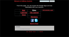 Desktop Screenshot of members.demolay.org.au