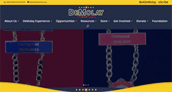 Desktop Screenshot of demolay.org
