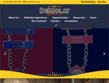 Tablet Screenshot of demolay.org